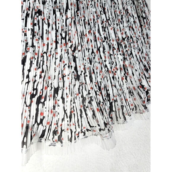 CARVEN A-Line Mini Skirt High Waist Pleated Flowy REG $798‎ US 6 Medium 38 FR - Picture 4 of 9